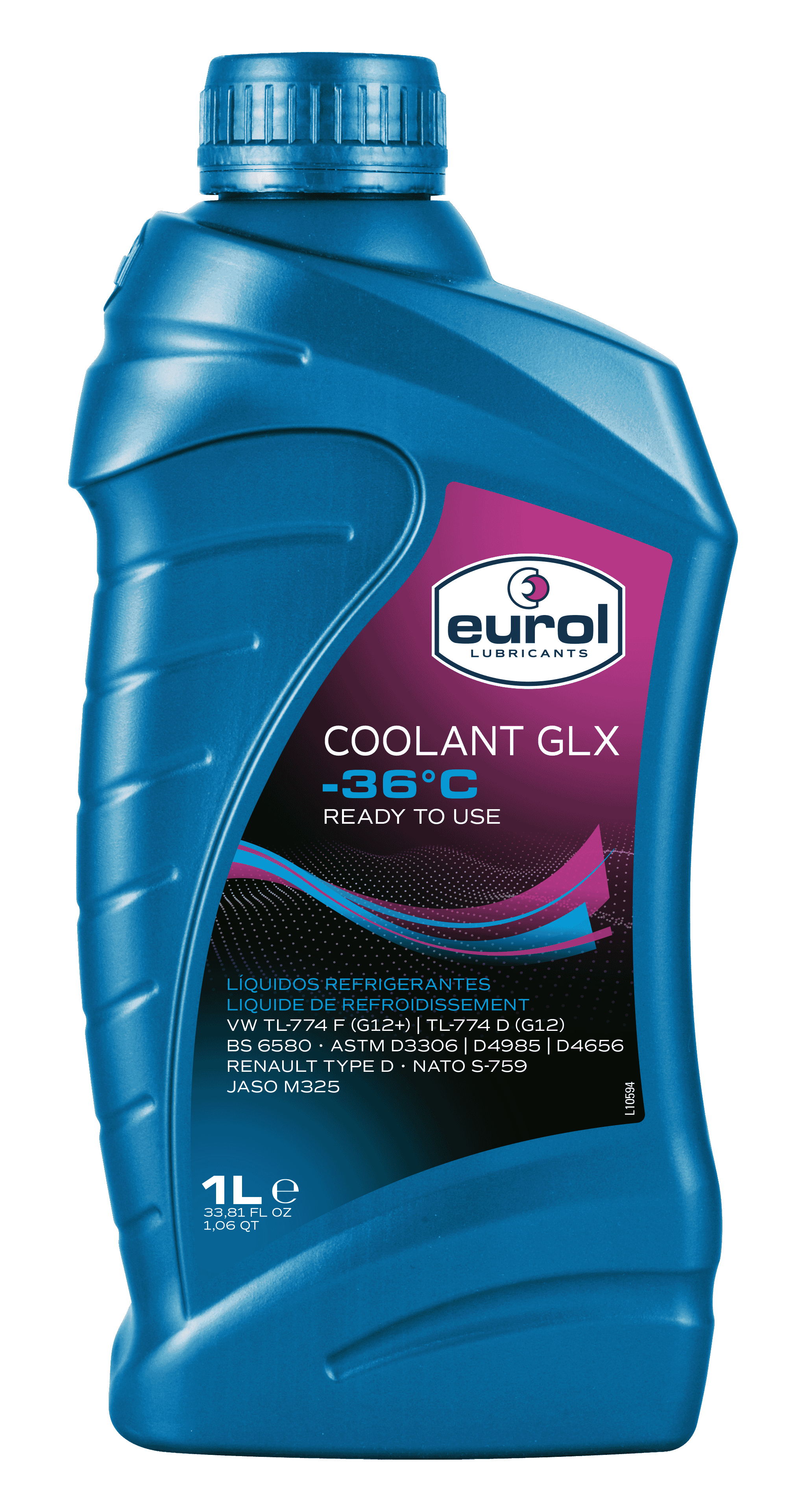 1L - E504144  Eurol Coolant -36°C GLX